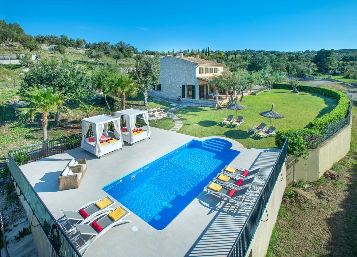 Owl Booking Villa Siquier - Luxury Retreat With Mountain Views 포엔샤 외부 사진