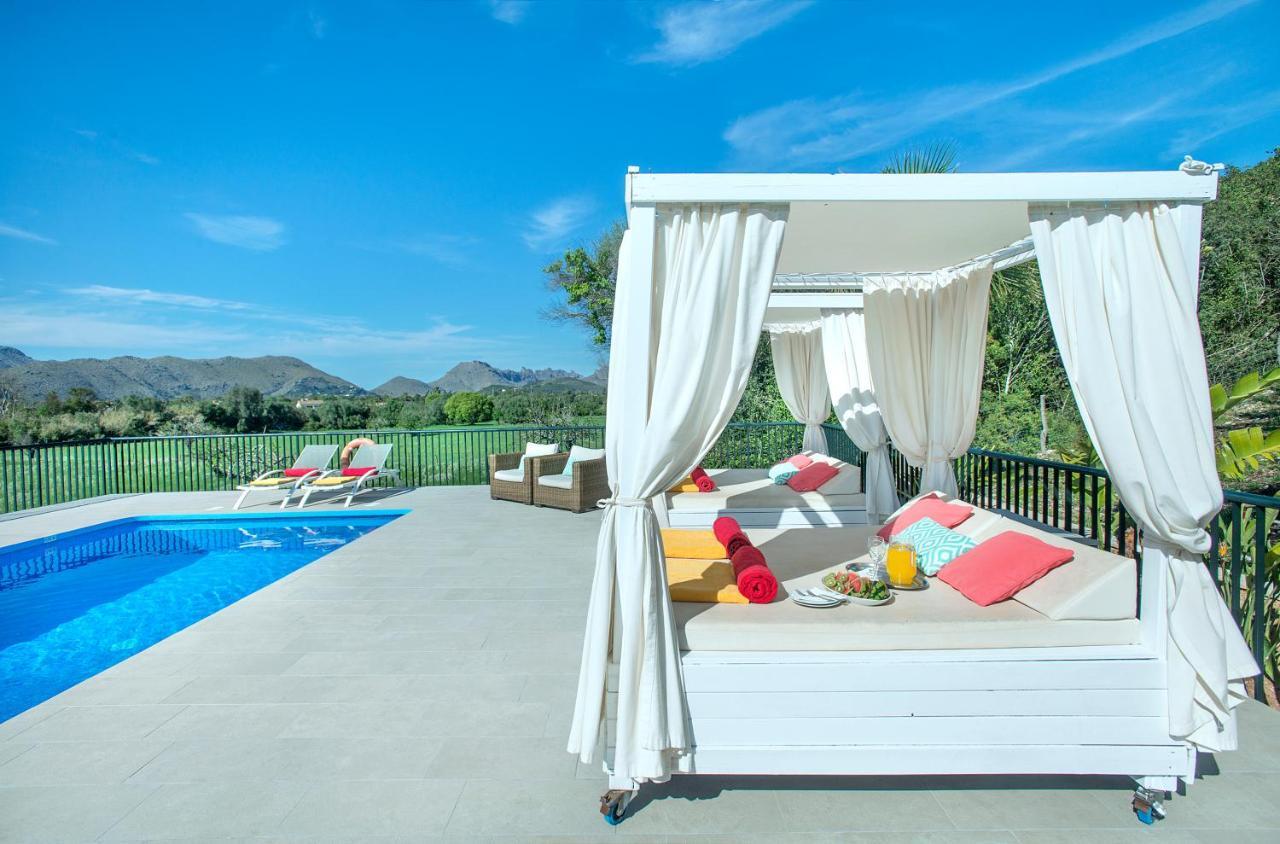 Owl Booking Villa Siquier - Luxury Retreat With Mountain Views 포엔샤 외부 사진