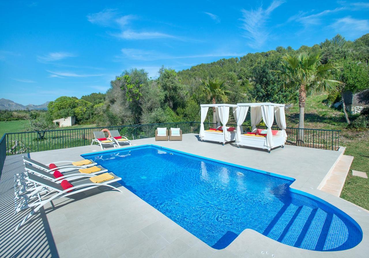 Owl Booking Villa Siquier - Luxury Retreat With Mountain Views 포엔샤 외부 사진