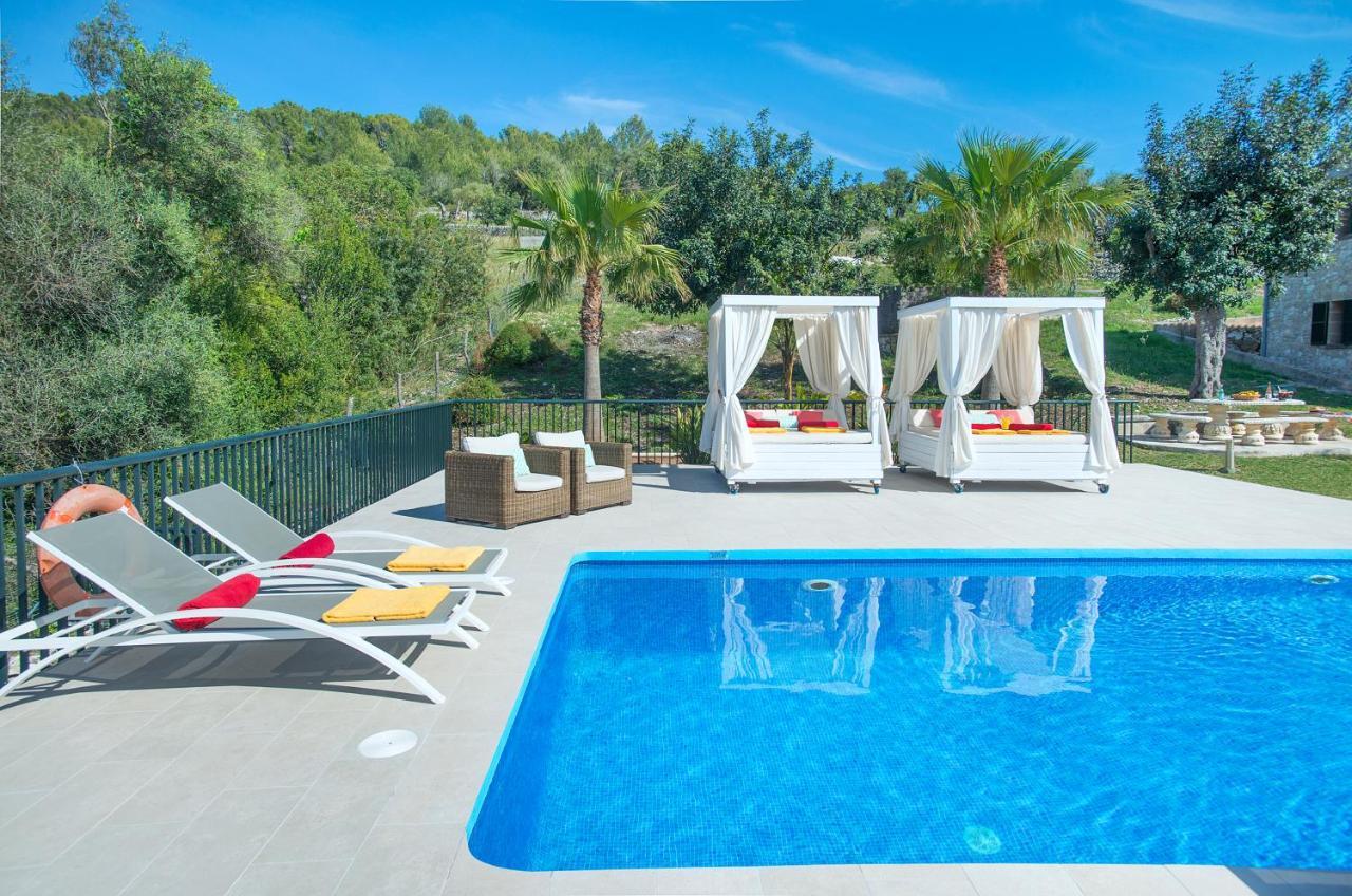 Owl Booking Villa Siquier - Luxury Retreat With Mountain Views 포엔샤 외부 사진