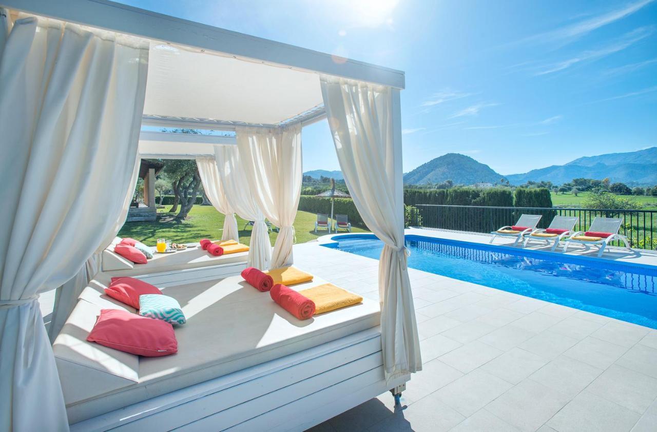Owl Booking Villa Siquier - Luxury Retreat With Mountain Views 포엔샤 외부 사진